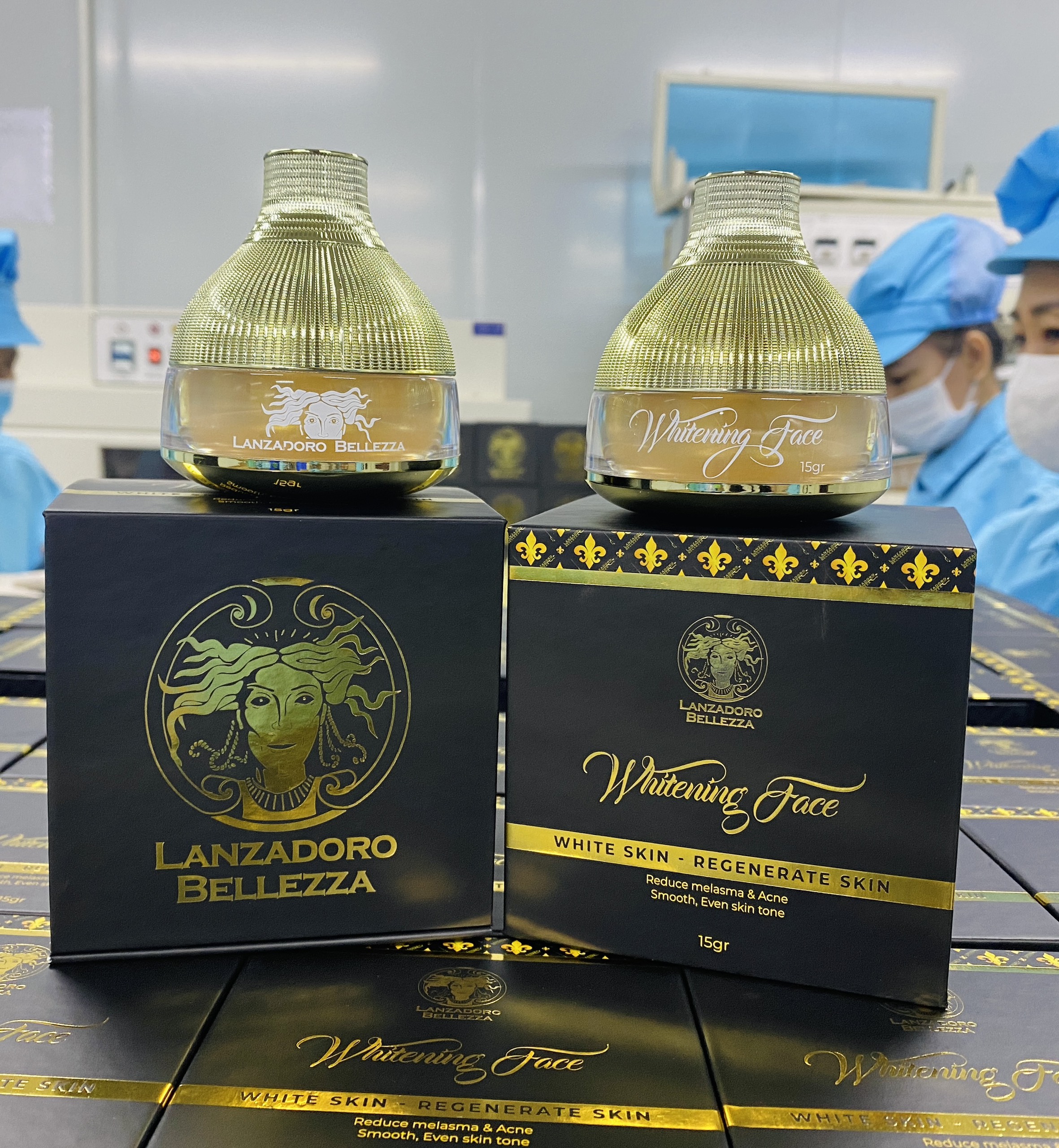 Whitening Face - kem ngày Bellezza 